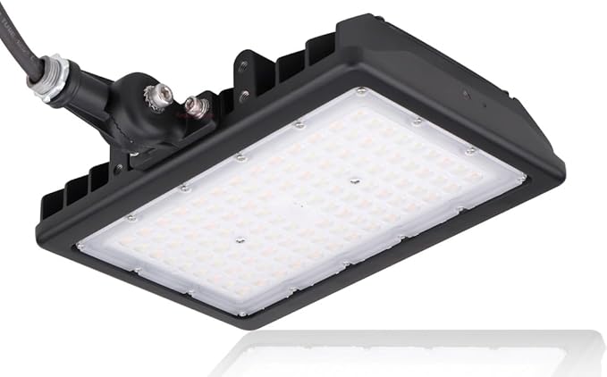 RuggedGrade 90W LED Flood Light | Kivo II Series | 13,050 Lumens | Wattage Selectable | Outdoor Waterproof Security Light | Knuckle Mount | DLC Premium 5.1