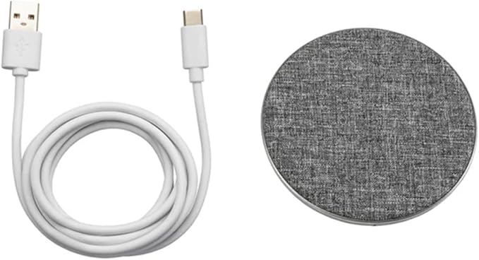 Ventev – 10W Qi Wireless Charging Pad for iPhone 16/16 Pro Max/15/15 Pro Max, AirPods Pro, Samsung Galaxy, Note 20 | Qi Certified Wireless Charger, iPhone Wireless Charger Fast Charging - Gray