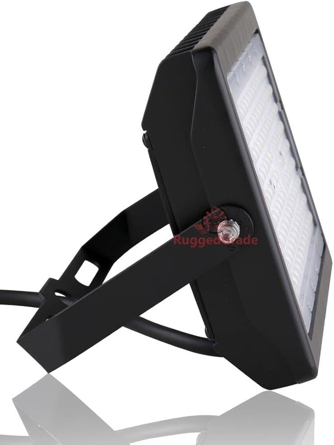 RuggedGrade 80W LED Flood Light | Kivo II Series | 11,600 Lumens | 5000K Daylight | Outdoor Waterproof Security Light | Flood Mount with Photocell | DLC 5.1 Premium