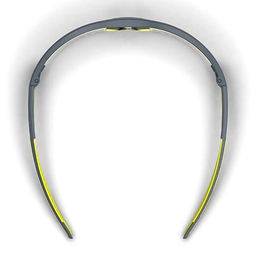 HexArmor MX250 Amber Safety Glasses for Men and Women | Anti-Fog | Scratch Resistant | For Low-Light Conditions | Modern-Safety Glasses | Metal-Free | Certified ANSI Z87 | 100% UV Protected Eyewear