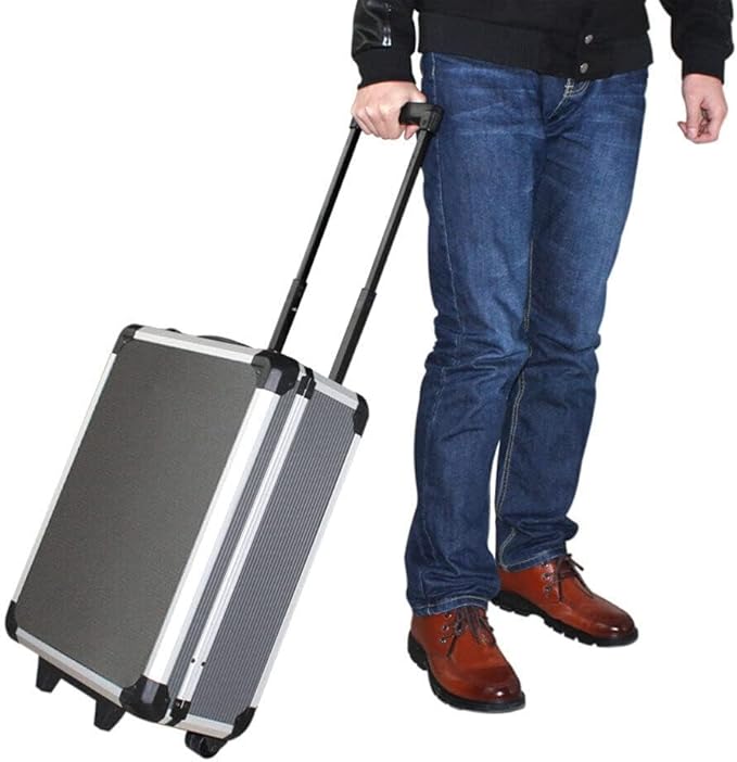 810 Pcs Tool Set Case Mechanics Kit Box Organize Castors Toolbox Trolley + Free Glove