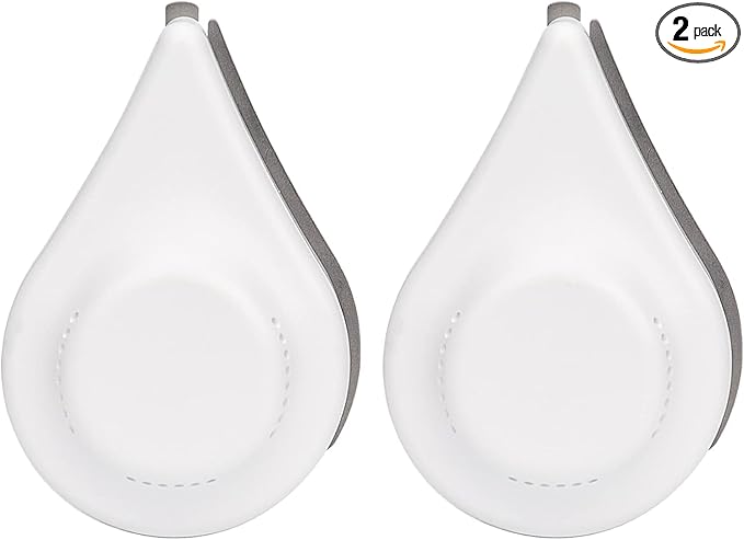 THIRDREALITY Zigbee Water Leak Sensor with Dripping Detection 2 Pack, 120 dB Alarm, App Notifications Enabled When Work with Home Assistant and Compatible Zigbee HUB, Batteries Included