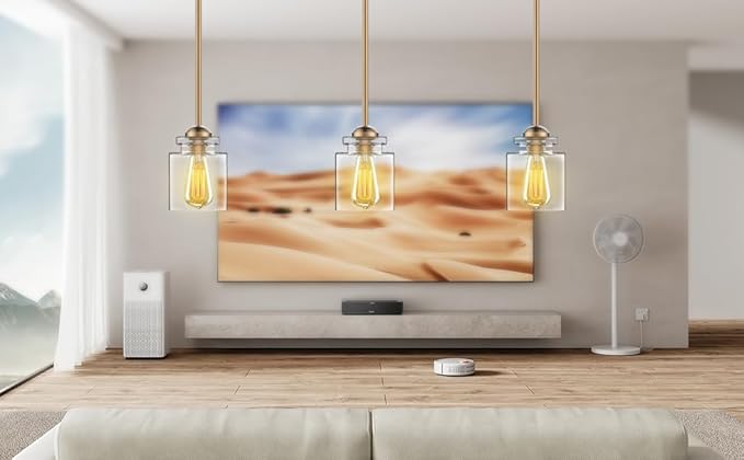 Dimmable LED Tubular Bulb 6W,60W Equivalent 600 Lumens, Antique Edison Style LED Filament Light Bulbs, E26 Clear Edison Bulb Daylight 2700K Pack of 6