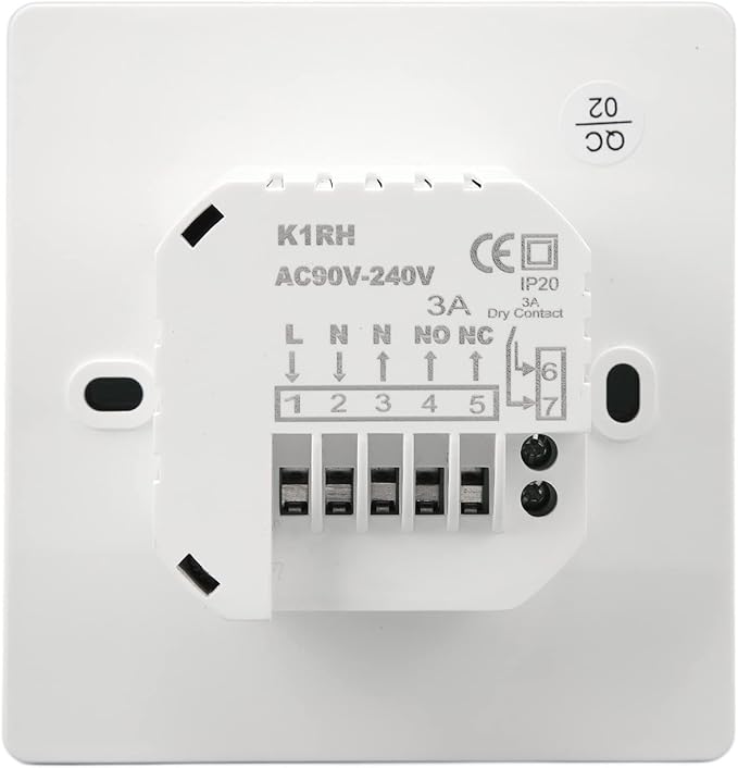 LCD Display Programmable Control Panel for Floor Heating Thermostat - Smart Home Heating Controller - Easy - Suitable for Home Use