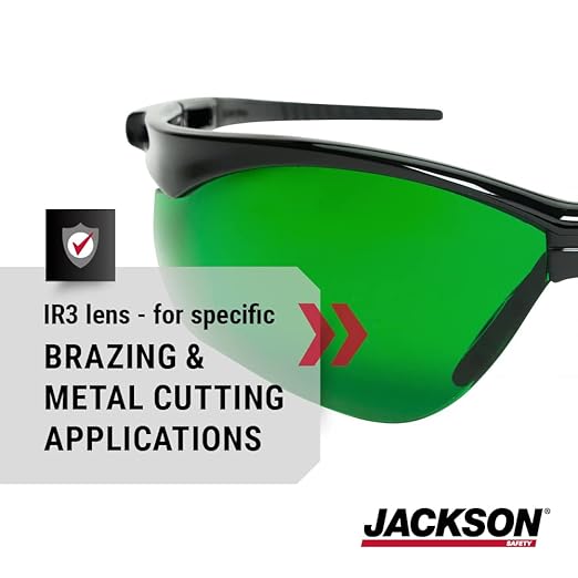 Jackson Safety SG Safety Glasses - Eye Protection for Men & Women - ANSI Z87.1 - Pack of 12 (Multiple Styles)