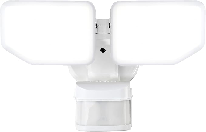 270 Degree 30W Integrated LED Security Lights Motion Sensor Light Outdoor, 2600 LM Motion Security Light, 5100 K, Motion Activated Flood Light for Garage, Backyard, Porch (White)