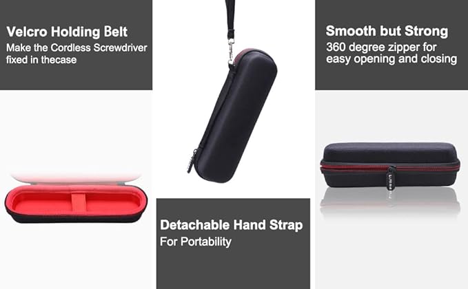 LTGEM Hard Case for SKIL SD561201 Rechargeable 4V Cordless Screwdriver- Travel Protective Carrying Bag (Case Only)