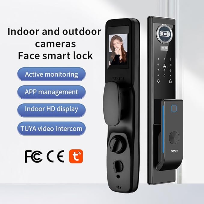 M-05 face Recognition Automatic Fingerprint Lock Household Electronic Door Lock Password Smart Lock
