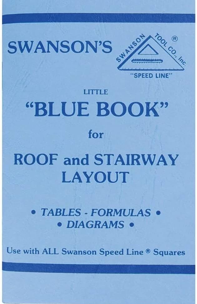 Swanson Tool Co S0107 "Big 12" 12-Inch Speed Square Layout Tool with Blue Book