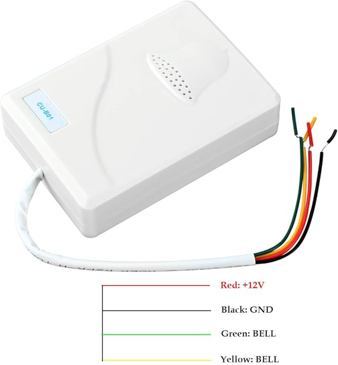 Electric Magnetic Lock Kit 1200lb Electromagnetic Lock Waterproof RFID Keypad with Press to Exit Button Doorbell Chime and Remote Control for Door Access System