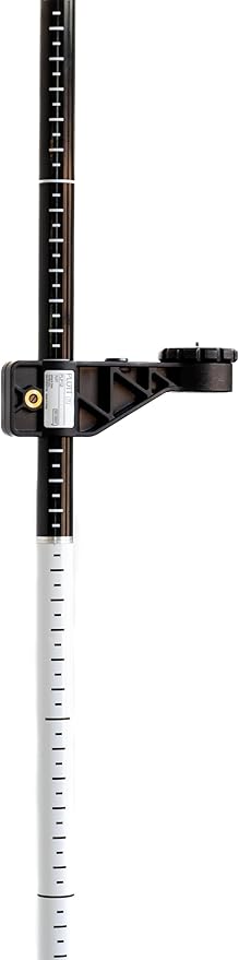 Plott 12-Foot Modular Laser Pole – Lightweight Aluminum, Extendable to 13.5 Feet, with Bubble Level & Carrying Bag – PLP12