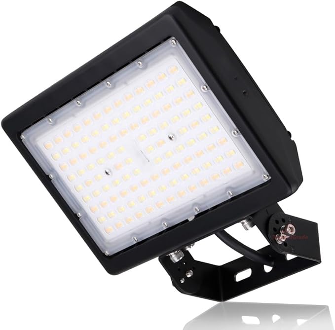 RuggedGrade 90W LED Flood Light | Kivo II CS Series | 13,050 Lumens | Color Selectable 3000K/4000K/5000K | Outdoor Waterproof Security Light | Yoke Mount Without Photocell | DLC 5.1 Premium
