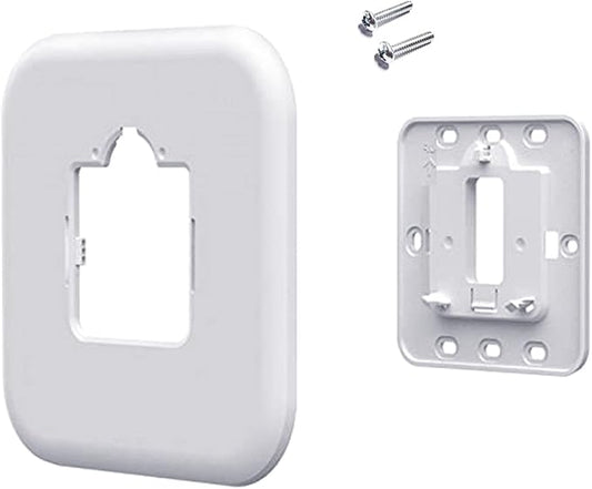 THP2400A1080 Large Cover Plate & Electrical Box Adaptor for T-Series Thermostats, White (2)