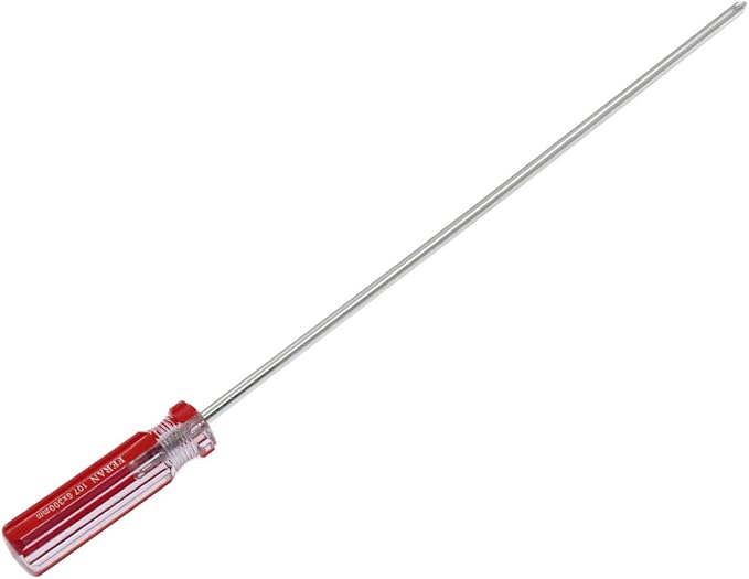 Phillips 12 Inch Long Magnetic Tip Screwdriver - Extra Long Shank Cross Head Screwdriver