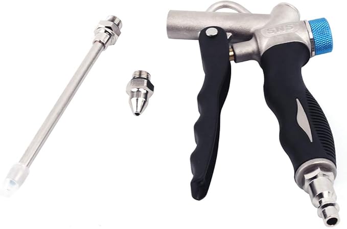 SNS Tools Air Blow Gun 2-Way(Air or Water) Adjustable Air Flow, Extended Nozzle DG-N20