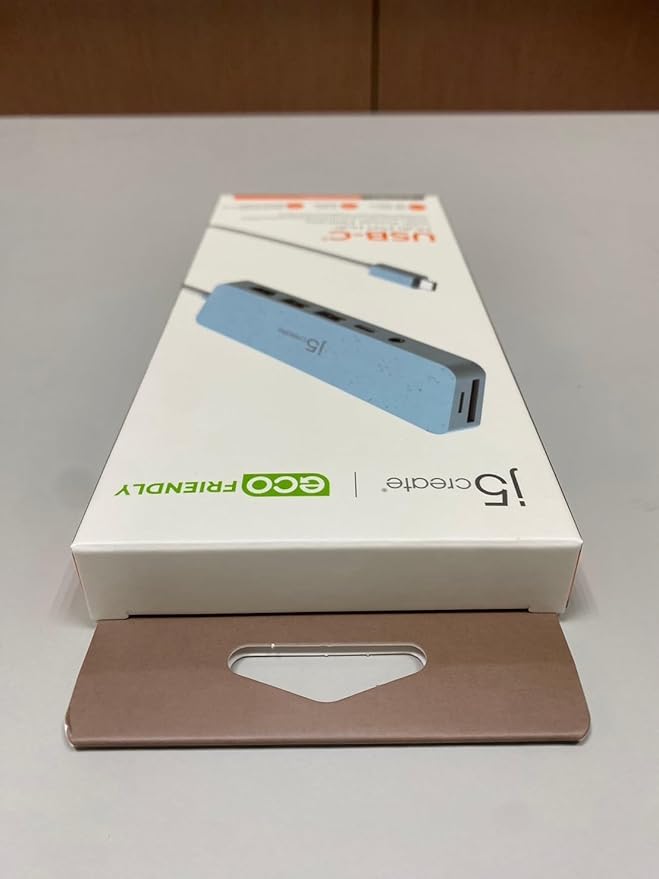 j5create USB-C Multi-Port Hub with Power Delivery with 4K HDMI/2 USB-A 5Gbps/PD 100W Charging SD&Micro SD/3.5mm Audio | for MacBook Pro&Air/iPad Pro/iMac/Surface/XPS/Thinkpad/Galaxy/and More(JCD373EC)