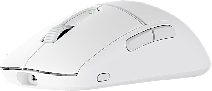 Turtle Beach Burst II Air – 2.4GHz Wireless Gaming Mouse: 47g Ultra Lightweight, Optical Switches, Symmetrical, 26K DPI Optical Sensor, Bluetooth, 120-hour Battery, USB-C Cable – White