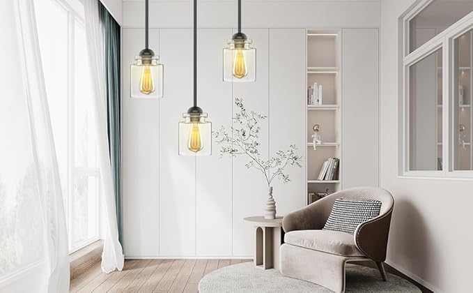 Dimmable LED Tubular Bulb 6W,60W Equivalent 600 Lumens, Antique Edison Style LED Filament Light Bulbs, E26 Clear Edison Bulb Daylight 2700K Pack of 6