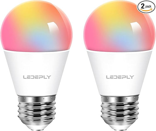 Zigbee A15 Smart Bulbs, Compatible with Hue*, Alexa, Google & ConBee (Hub Required),E26, 5W=40W, Color Changing, Dimmable WiFi Light Bulbs, 2Pack