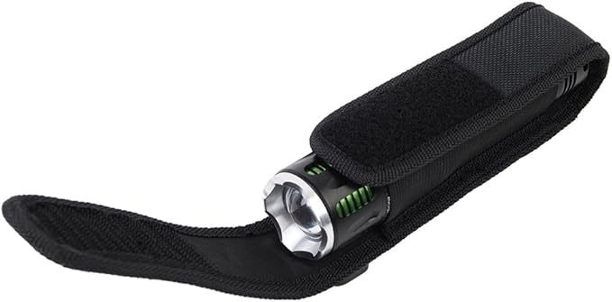 2-Pack Flashlight Battery Pouch Holster Holder for 6.5"-8" Flash Light Compatible with Fenix UC30 UC35 E35 Surefire G2X 6P 6PX E2L 501B 502B Streamlight ProTac XTAR TZ20 (for 6"-8" Flashlight)