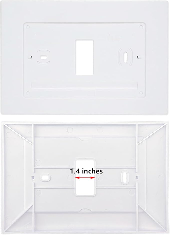 F61-2663 Wall Plate for Sen si Wi-Fi Programmable Thermostat,Hand Control, White (1)