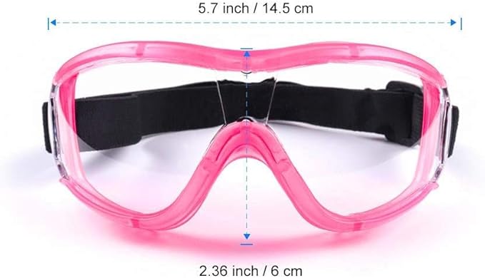 COMLZD Kids Safety Goggles, Safety Glasses For Kids, Kids Sports Goggles Science Lab Eye Protection Resistant Lens Anti-fog…