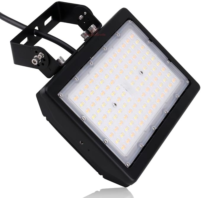 RuggedGrade 90W LED Flood Light | Kivo II CS Series | 13,050 Lumens | Color Selectable 3000K/4000K/5000K | Outdoor Waterproof Security Light | Yoke Mount Without Photocell | DLC 5.1 Premium