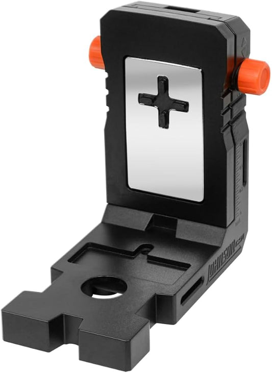 Johnson Level & Tool 40-6422 Magnetic 360° Laser Mounting Bracket for JLN Cross-Line, JDT Dot, and JLD Combination Lasers, Multi-Function Mount, Two Velcro Straps