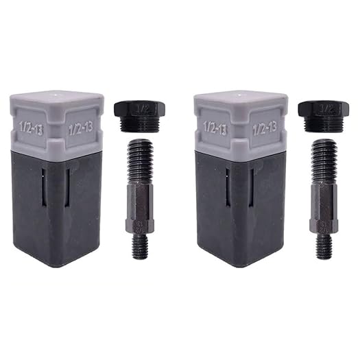 2PCS Riveting nut Tool Replacement Mandrel, Metric and SAE Mandrel (1/2-13)