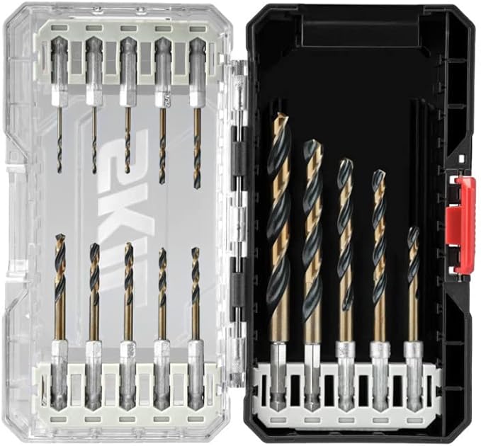 SKIL 15-Piece Hex Shank Twist Drill Bit Set-TDB5000
