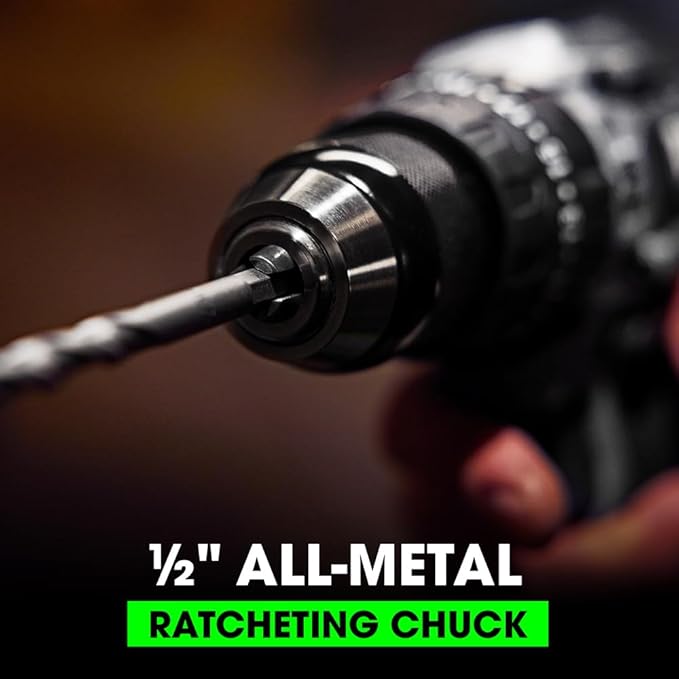 FLEX 24V Brushless Cordless 1/2-Inch 750 In-Lbs Torque 2-Speed Hammer Drill Tool Only, Battery and Charger Not Included - FX1251-Z