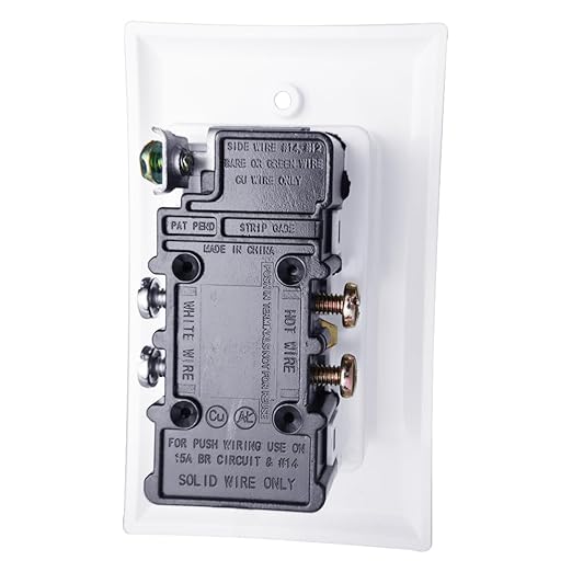 Construct Pro Single Gang Recessed Dual Power Tamper-Resistant Outlet (White)