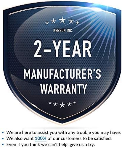 Kensun AC/DC Power Supply Portable Air Compressor Pump with Analog Display to 100 PSI for Home (110V) and Car (12V), Tire Inflator with Adaptors for Cars, Trucks, Bicycles, Balls