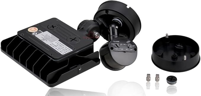 RuggedGrade 30W LED Flood Light | Kivo II Series | 4,350 Lumens | Color Selectable 3000K/4000K/5000K | Outdoor Waterproof Security Light | Knuckle Mount with Motion Sensor & Junction Box