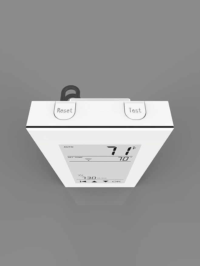 Thermostat THERMAEGH Smart Home/WiFi Thermostat w/Built-in GFCI for Control of 120V or 240V Radiant Heat Includes Floor Sensor
