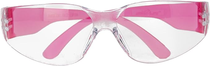 BISON LIFE Safety Glasses - Scratch Resistant Wrap Around Eyewear, Polycarbonate ANSI Z87.1 Impact Resistant Lens