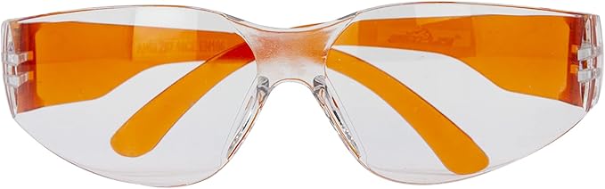 BISON LIFE Safety Glasses - Scratch Resistant Wrap Around Eyewear, Polycarbonate ANSI Z87.1 Impact Resistant Lens