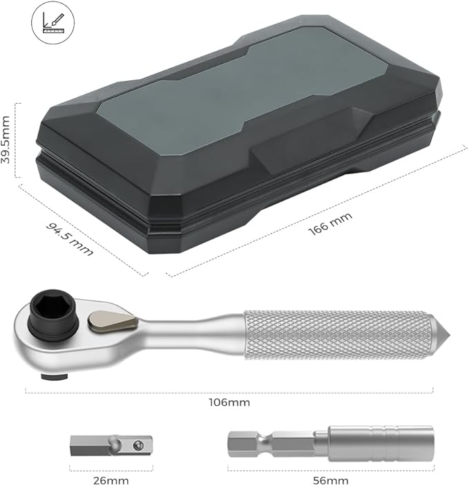 ratchet screwdriver set, magnetic screwdriver set, DIY combination soft shaft, suitable for furniture assembly, electrical maintenance, bicycle tools