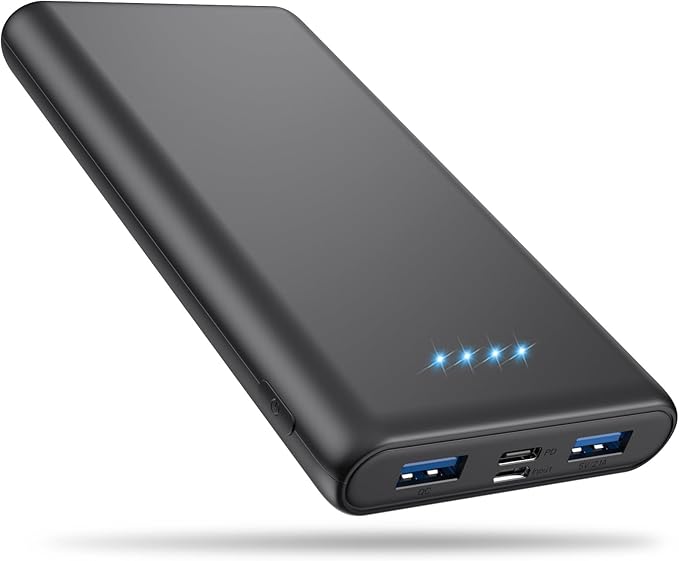 Portable Charger Power Bank 26800mAh, QC3.0 USB C PD Fast Phone Charging with Smart Intelligent Controlling IC, 3 Out & 2 Input External Cell Phone Battery Pack Compatible with iPhone,Android etc