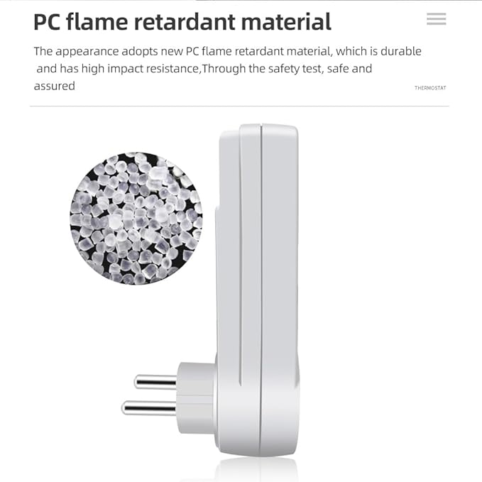 Digital Temperature Controller Thermostat Timer, Reptile Thermostat Controller, Day Night Timer, 110V, Temperature Controlled Outlet Plug, Heating Cooling Control with Sensor