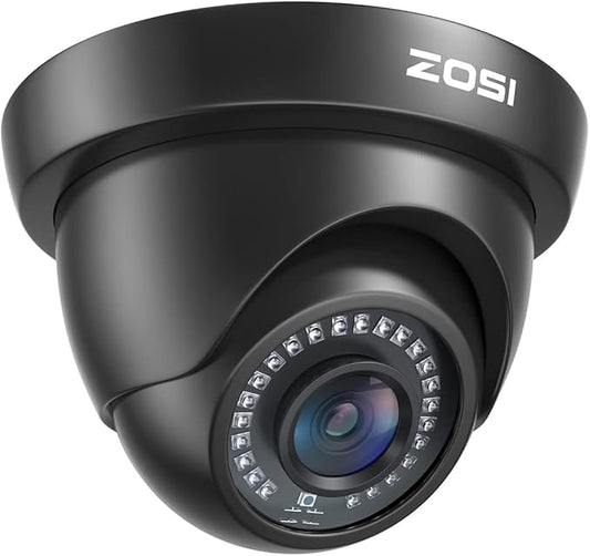 ZOSI 1080P HD Security Camera Indoor Outdoor,1920TVL 2.0MP 4-in-1 HD TVI/CVI/AHD/CVBS CCTV Camera,Weatherproof,80ft IR Night Vision,for 960H,720P,1080P,5MP,4K Analog Home Surveillance DVR System
