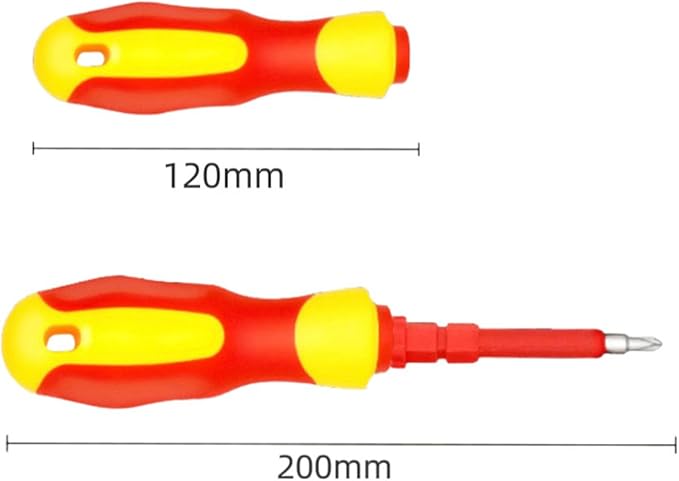 5 in 1 Insulated Screwdriver Set - Electrician Tool Set with Screwdriver Organizer