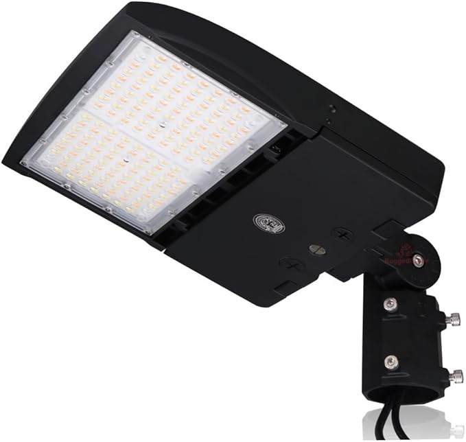 RuggedGrade 150 Watt - NextGen IV Series LED Parking Lot Light - 22,500 Lumen - Color Selectable 30K/40K/50K - Slip Fit Mount - Black