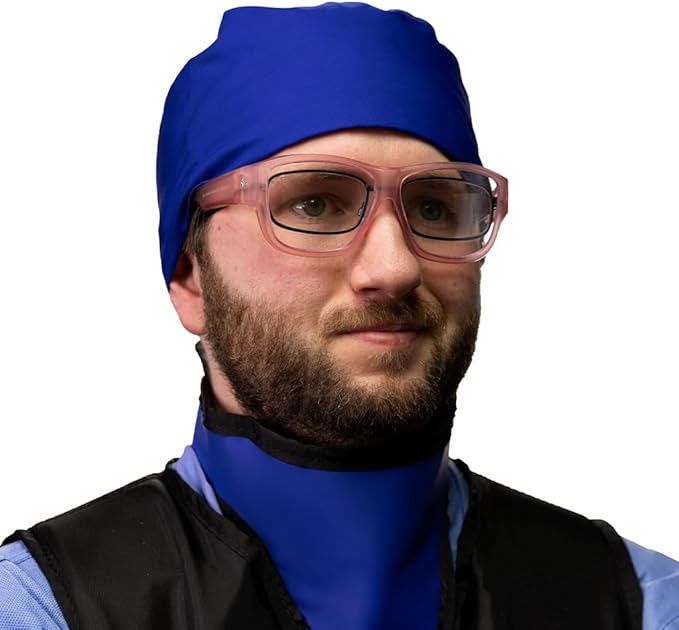 FitProtek Fit-Over Radiation Safety Glasses - With Distortion-free Sf-6 Schott Glass Lenses - 0.75mm Pb Lead Eq