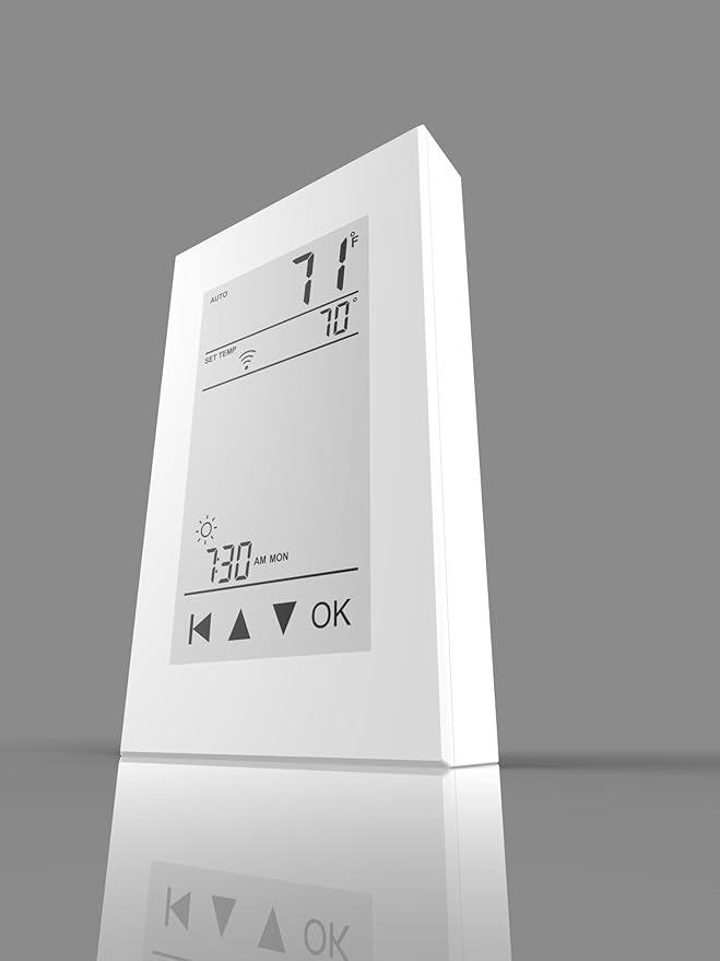 Thermostat THERMAEGH Smart Home/WiFi Thermostat w/Built-in GFCI for Control of 120V or 240V Radiant Heat Includes Floor Sensor