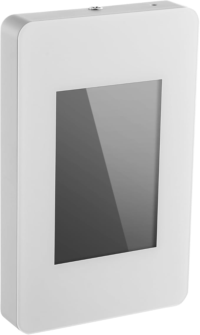 VEVOR 7-Day Programmable Thermostat, Home Thermostats for Radiant Underfloor Heating Cable,Heat Pump with GFCI & Sensitive Sensor,TFT Color Display Touchscreen,Efficient,Gray-White (Without WiFi)