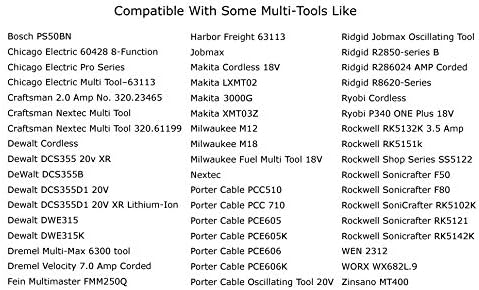 XXGO 3 Pcs 3-1/8 Inch 80mm Triangular Hook & Loop Oscillating Multi Tool Sanding Pads No.XG5508