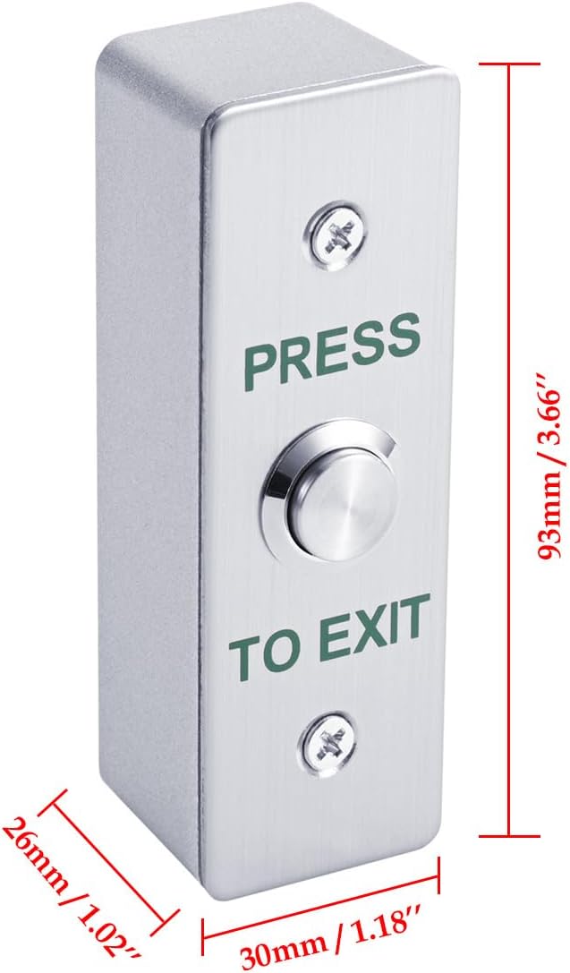 Electric Magnetic Lock Kit 1200lb Electromagnetic Lock Waterproof RFID Keypad with Press to Exit Button Doorbell Chime and Remote Control for Door Access System