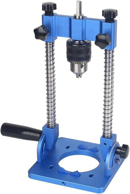 Portable Drill Guide, Angle Drill Jig for Straight Holes, Precision Press Adapter for Woodworking DIY