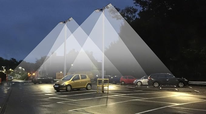 High Voltage 277-480V - 150 Watt LED NextGen III Parking Lot Lights - 21,000 Lumen - 5000K - ARM Mount - Brown - No Photocell